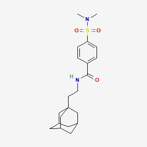 N-[2-(1-adamantyl)ethyl]-4-[(dimethylamino)sulfonyl]benzamide