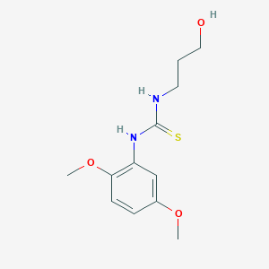 1-(2,5-Dimethoxyphenyl)-3-(3-hydroxypropyl)thiourea