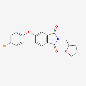 5-(4-bromophenoxy)-2-(tetrahydrofuran-2-ylmethyl)-1H-isoindole-1,3(2H)-dione