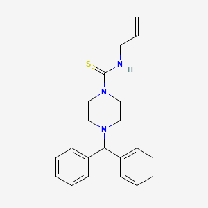 4-(diphenylmethyl)-N-(prop-2-en-1-yl)piperazine-1-carbothioamide