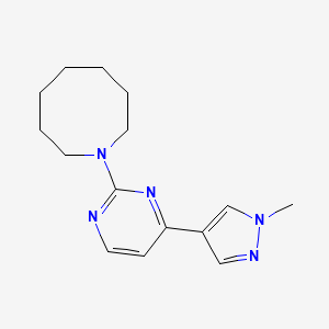 1-[4-(1-methyl-1H-pyrazol-4-yl)pyrimidin-2-yl]azocane