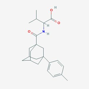 N-{[3-(4-methylphenyl)-1-adamantyl]carbonyl}valine