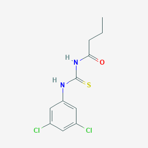 molecular formula C11H12Cl2N2OS B399011 N-butyryl-N'-(3,5-dichlorophenyl)thiourea 