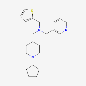 1-(1-cyclopentyl-4-piperidinyl)-N-(3-pyridinylmethyl)-N-(2-thienylmethyl)methanamine