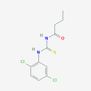 molecular formula C11H12Cl2N2OS B399018 N-butyryl-N'-(2,5-dichlorophenyl)thiourea 