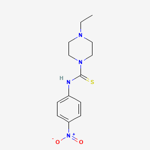 4-ethyl-N-(4-nitrophenyl)piperazine-1-carbothioamide