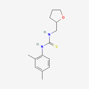 1-(2,4-Dimethylphenyl)-3-(tetrahydrofuran-2-ylmethyl)thiourea