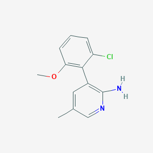 3-(2-chloro-6-methoxyphenyl)-5-methylpyridin-2-amine