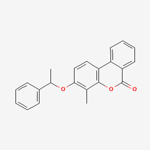 4-methyl-3-(1-phenylethoxy)-6H-benzo[c]chromen-6-one