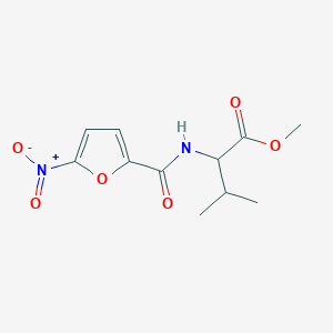 Methyl 3-methyl-2-[(5-nitrofuran-2-carbonyl)amino]butanoate