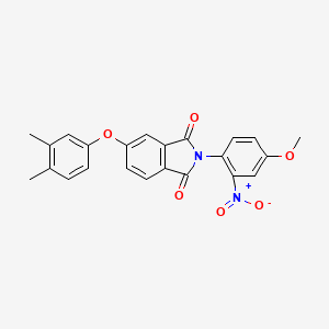 5-(3,4-dimethylphenoxy)-2-(4-methoxy-2-nitrophenyl)-1H-isoindole-1,3(2H)-dione