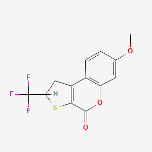 7-methoxy-2-(trifluoromethyl)-1,2-dihydro-4H-thieno[2,3-c]chromen-4-one