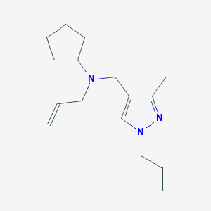 N-allyl-N-[(1-allyl-3-methyl-1H-pyrazol-4-yl)methyl]cyclopentanamine