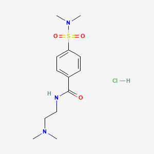 N-[2-(dimethylamino)ethyl]-4-(dimethylsulfamoyl)benzamide;hydrochloride