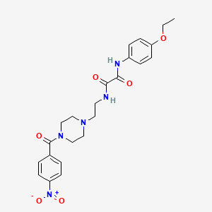 N-(4-ethoxyphenyl)-N'-{2-[4-(4-nitrobenzoyl)-1-piperazinyl]ethyl}ethanediamide