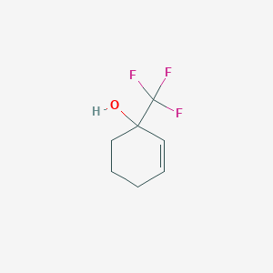 B039909 1-(Trifluoromethyl)cyclohex-2-en-1-ol CAS No. 118143-28-5