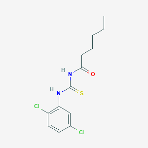 molecular formula C13H16Cl2N2OS B399092 N-[(2,5-dichlorophenyl)carbamothioyl]hexanamide 