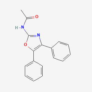 molecular formula C17H14N2O2 B3990941 Acetamide, N-(4,5-diphenyl-2-oxazolyl)- CAS No. 35629-39-1