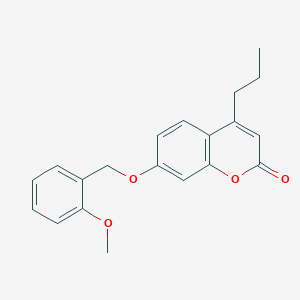 7-[(2-methoxybenzyl)oxy]-4-propyl-2H-chromen-2-one