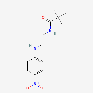 2,2-dimethyl-N-{2-[(4-nitrophenyl)amino]ethyl}propanamide