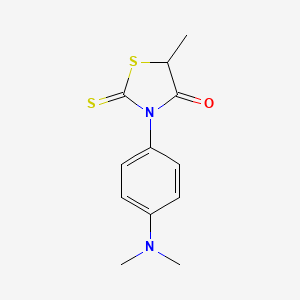 3-[4-(dimethylamino)phenyl]-5-methyl-2-thioxo-1,3-thiazolidin-4-one