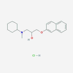 1-[cyclohexyl(methyl)amino]-3-(2-naphthyloxy)-2-propanol hydrochloride