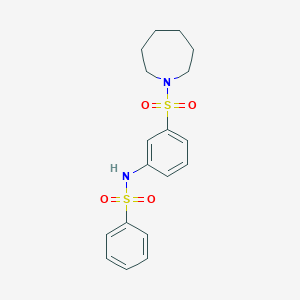 N-[3-(1-azepanylsulfonyl)phenyl]benzenesulfonamide