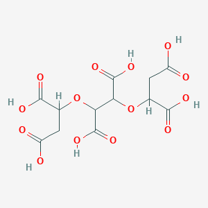molecular formula C12H14O14 B039912 Butanedioic acid, 2,3-bis(1,2-dicarboxyethoxy)- CAS No. 111451-17-3