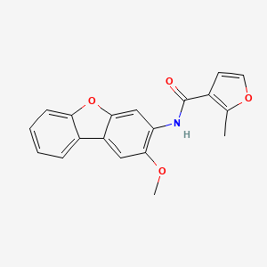 N-(2-methoxydibenzofuran-3-yl)-2-methylfuran-3-carboxamide