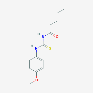 N-(4-methoxyphenyl)-N'-pentanoylthiourea