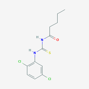 molecular formula C12H14Cl2N2OS B399140 N-[(2,5-dichlorophenyl)carbamothioyl]pentanamide 