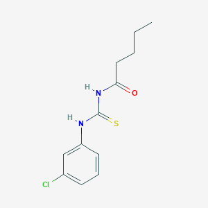 N-(3-chlorophenyl)-N'-pentanoylthiourea