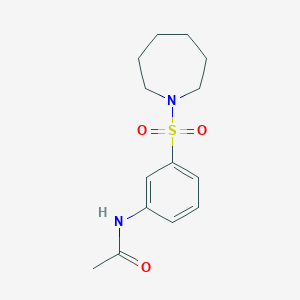 N-[3-(1-azepanylsulfonyl)phenyl]acetamide