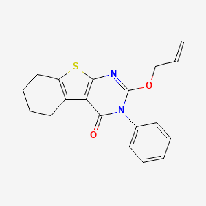 3-phenyl-2-(prop-2-en-1-yloxy)-5,6,7,8-tetrahydro[1]benzothieno[2,3-d]pyrimidin-4(3H)-one