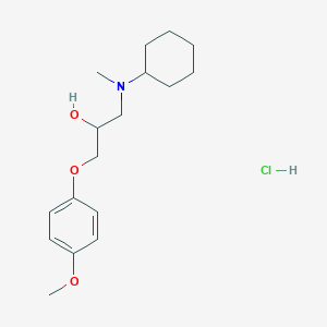 1-[cyclohexyl(methyl)amino]-3-(4-methoxyphenoxy)-2-propanol hydrochloride