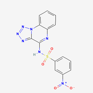 3-nitro-N-(tetrazolo[1,5-a]quinoxalin-4-yl)benzenesulfonamide