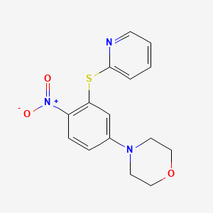 4-[4-Nitro-3-(pyridin-2-ylsulfanyl)phenyl]morpholine