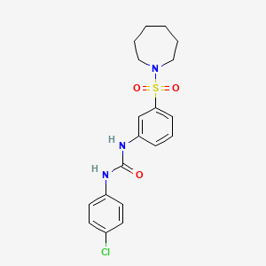 N-[3-(1-azepanylsulfonyl)phenyl]-N'-(4-chlorophenyl)urea