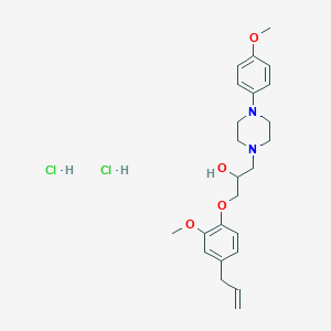 1-(4-allyl-2-methoxyphenoxy)-3-[4-(4-methoxyphenyl)-1-piperazinyl]-2-propanol dihydrochloride