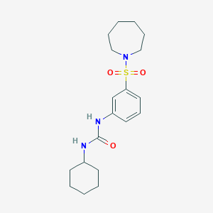 1-[3-(Azepan-1-ylsulfonyl)phenyl]-3-cyclohexylurea