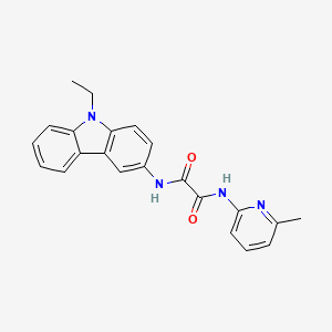 N-(9-ethyl-9H-carbazol-3-yl)-N'-(6-methylpyridin-2-yl)ethanediamide