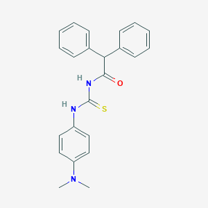 N-[4-(dimethylamino)phenyl]-N'-(diphenylacetyl)thiourea