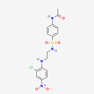 N-[4-({2-[(2-chloro-4-nitrophenyl)amino]ethyl}sulfamoyl)phenyl]acetamide