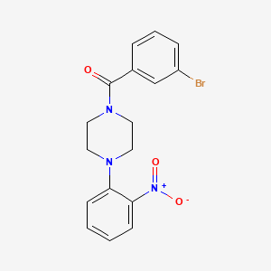 1-(3-bromobenzoyl)-4-(2-nitrophenyl)piperazine