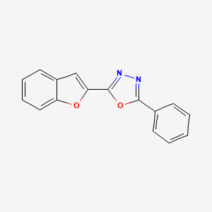 2-(2-Benzofuryl)-5-phenyl-1,3,4-oxadiazole