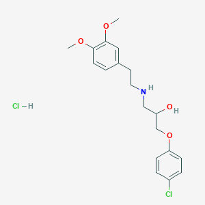 1-(4-chlorophenoxy)-3-{[2-(3,4-dimethoxyphenyl)ethyl]amino}-2-propanol hydrochloride