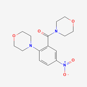 4-[2-(MORPHOLINE-4-CARBONYL)-4-NITROPHENYL]MORPHOLINE