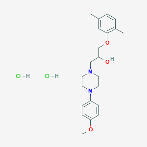 1-(2,5-dimethylphenoxy)-3-[4-(4-methoxyphenyl)-1-piperazinyl]-2-propanol dihydrochloride