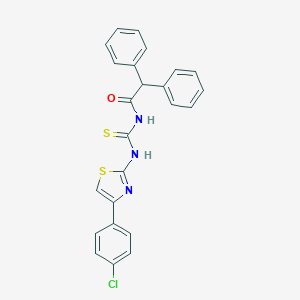 N-[4-(4-chlorophenyl)-1,3-thiazol-2-yl]-N'-(diphenylacetyl)thiourea