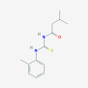 3-methyl-N-[(2-methylphenyl)carbamothioyl]butanamide